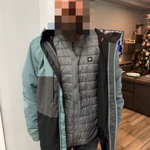 686 Smarty 3-in-1 Form Jacket - Men's Teal and Black Ski Jacket